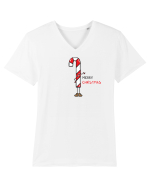 Candy Stick Tricou mânecă scurtă guler V Bărbat Presenter