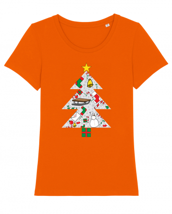 Christmas Tree Bright Orange