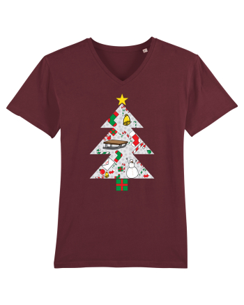 Christmas Tree Burgundy