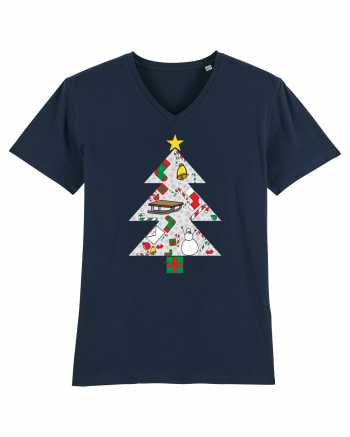 Christmas Tree French Navy