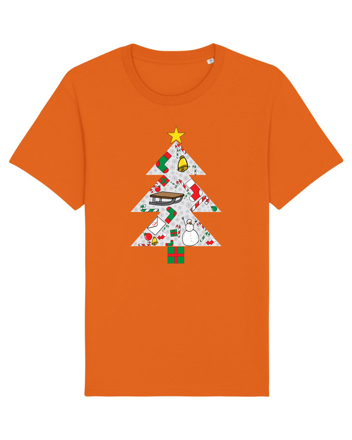 Tricou mânecă scurtă Unisex Rocker Bright Orange