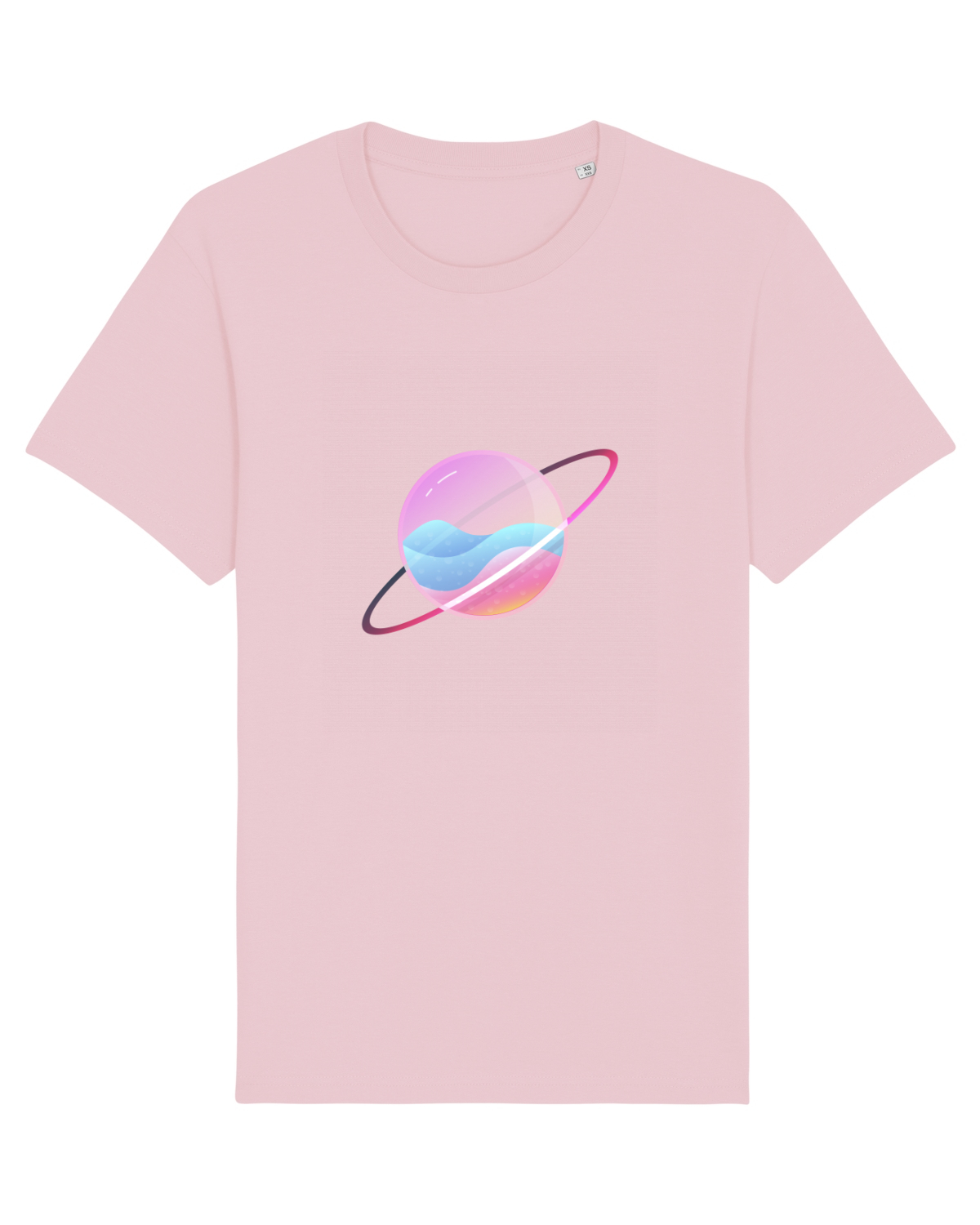 Tricou mânecă scurtă Unisex Rocker Cotton Pink