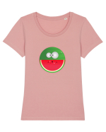 Crazy Melon Tricou mânecă scurtă guler larg fitted Damă Expresser