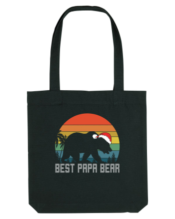 Best Papa Bear Christmas Black