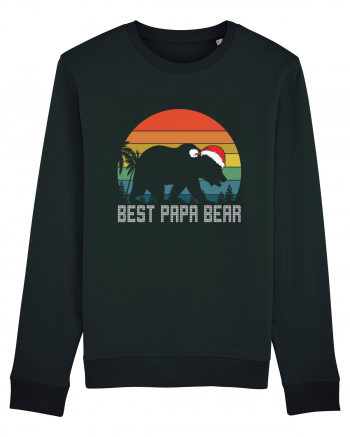 Best Papa Bear Christmas Black