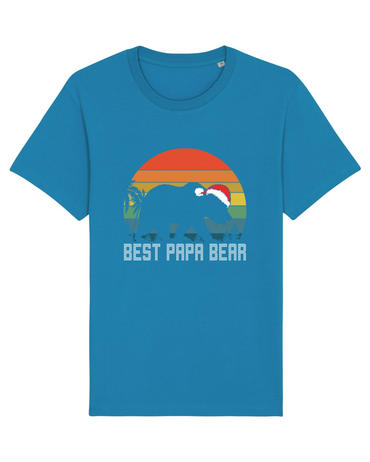 Tricou mânecă scurtă Unisex Rocker Azur