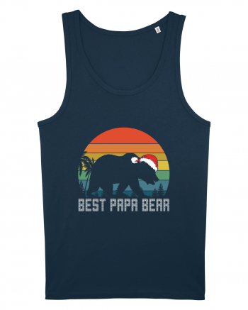 Best Papa Bear Christmas Navy