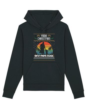 Best Papa Ever Yoda Christmas Black