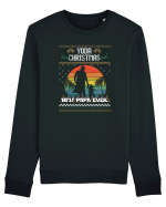 Best Papa Ever Yoda Christmas Bluză mânecă lungă Unisex Rise