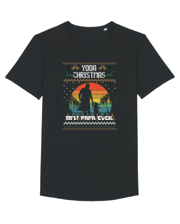 Best Papa Ever Yoda Christmas Black