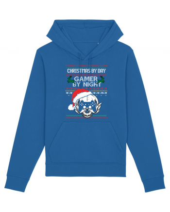 Christmas By Day Gamer By Night Royal Blue