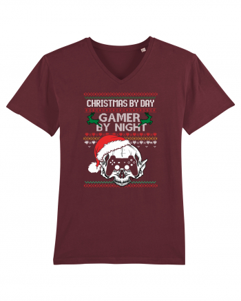 Christmas By Day Gamer By Night Burgundy