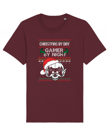 Christmas By Day Gamer By Night Burgundy