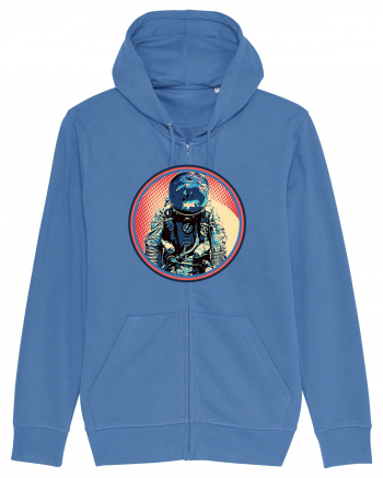 Retro Astronaut  Bright Blue