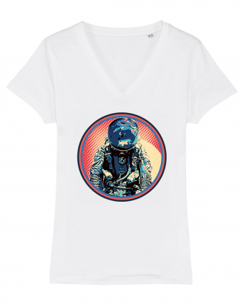 Retro Astronaut  White