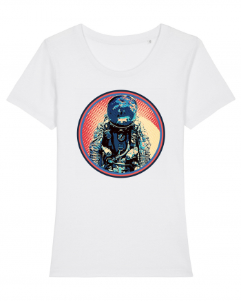 Retro Astronaut  White