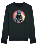 Retro Astronaut  Bluză mânecă lungă Unisex Rise
