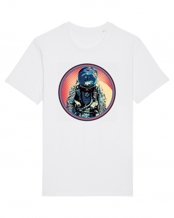 Retro Astronaut  White