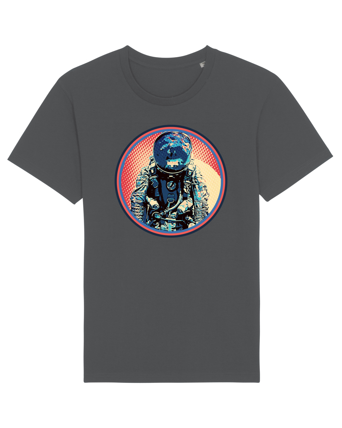 Tricou mânecă scurtă Unisex Rocker Anthracite
