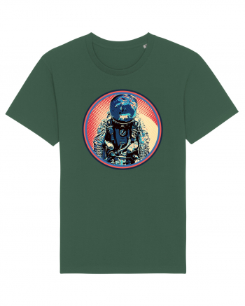 Retro Astronaut  Bottle Green