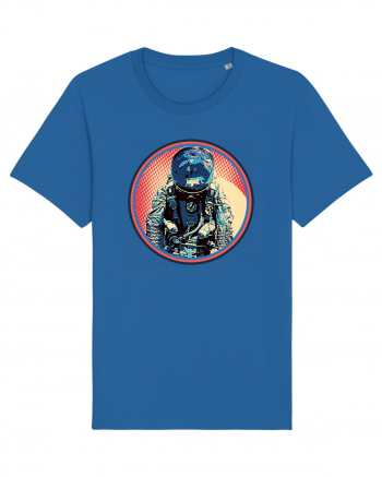 Retro Astronaut  Royal Blue