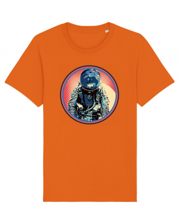 Retro Astronaut  Bright Orange