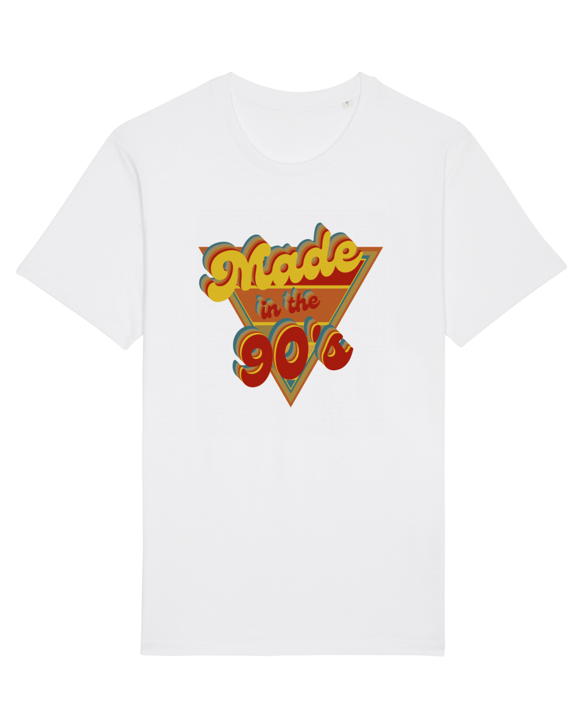 Tricou mânecă scurtă Unisex Rocker White