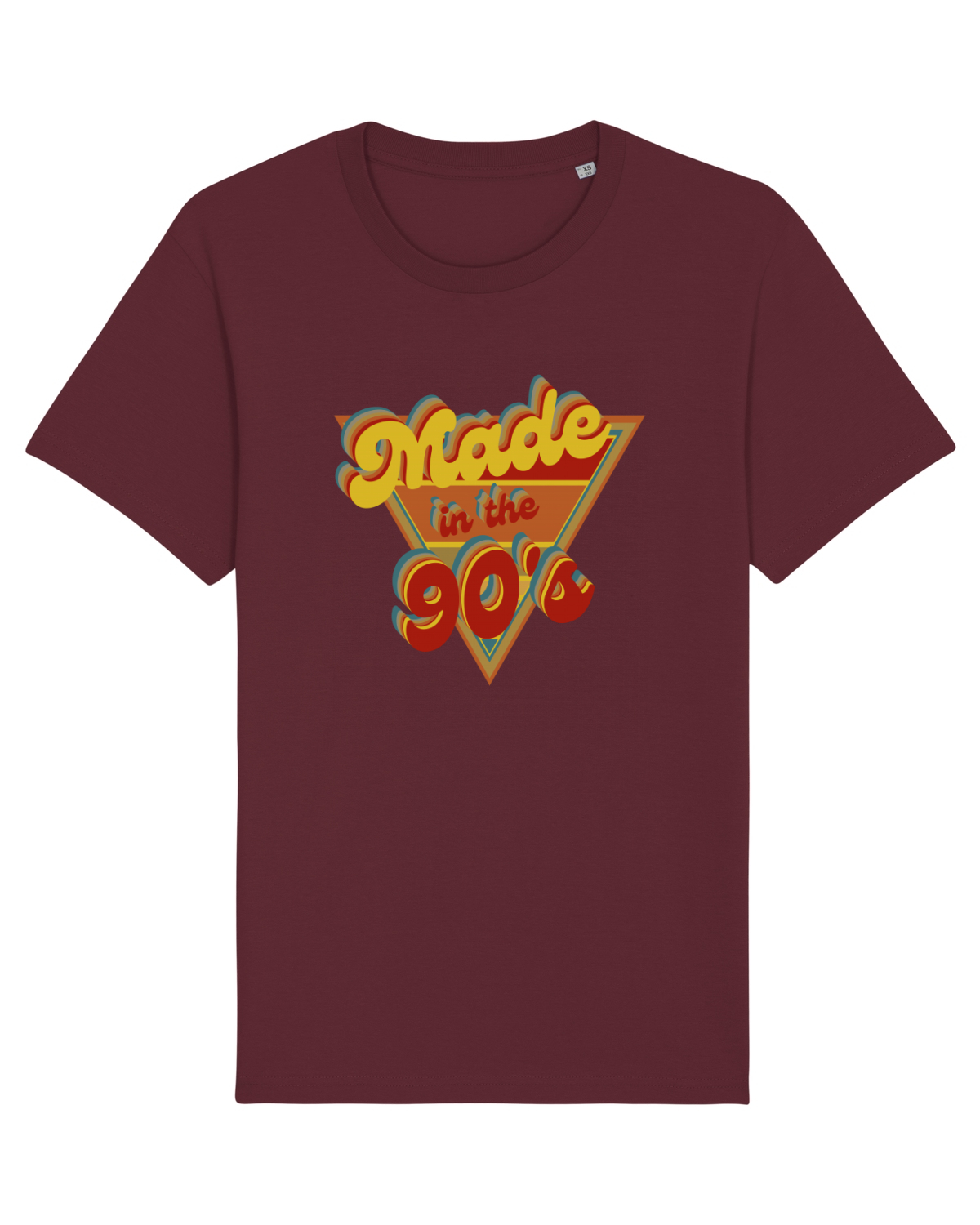 Tricou mânecă scurtă Unisex Rocker Burgundy