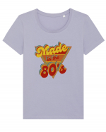 Made In The 80'S Tricou mânecă scurtă guler larg fitted Damă Expresser