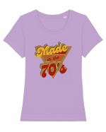 Made In The 70'S Tricou mânecă scurtă guler larg fitted Damă Expresser