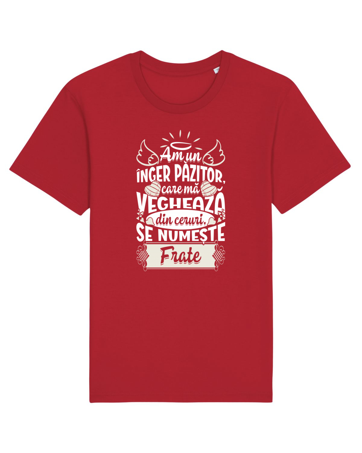 Tricou mânecă scurtă Unisex Rocker Red