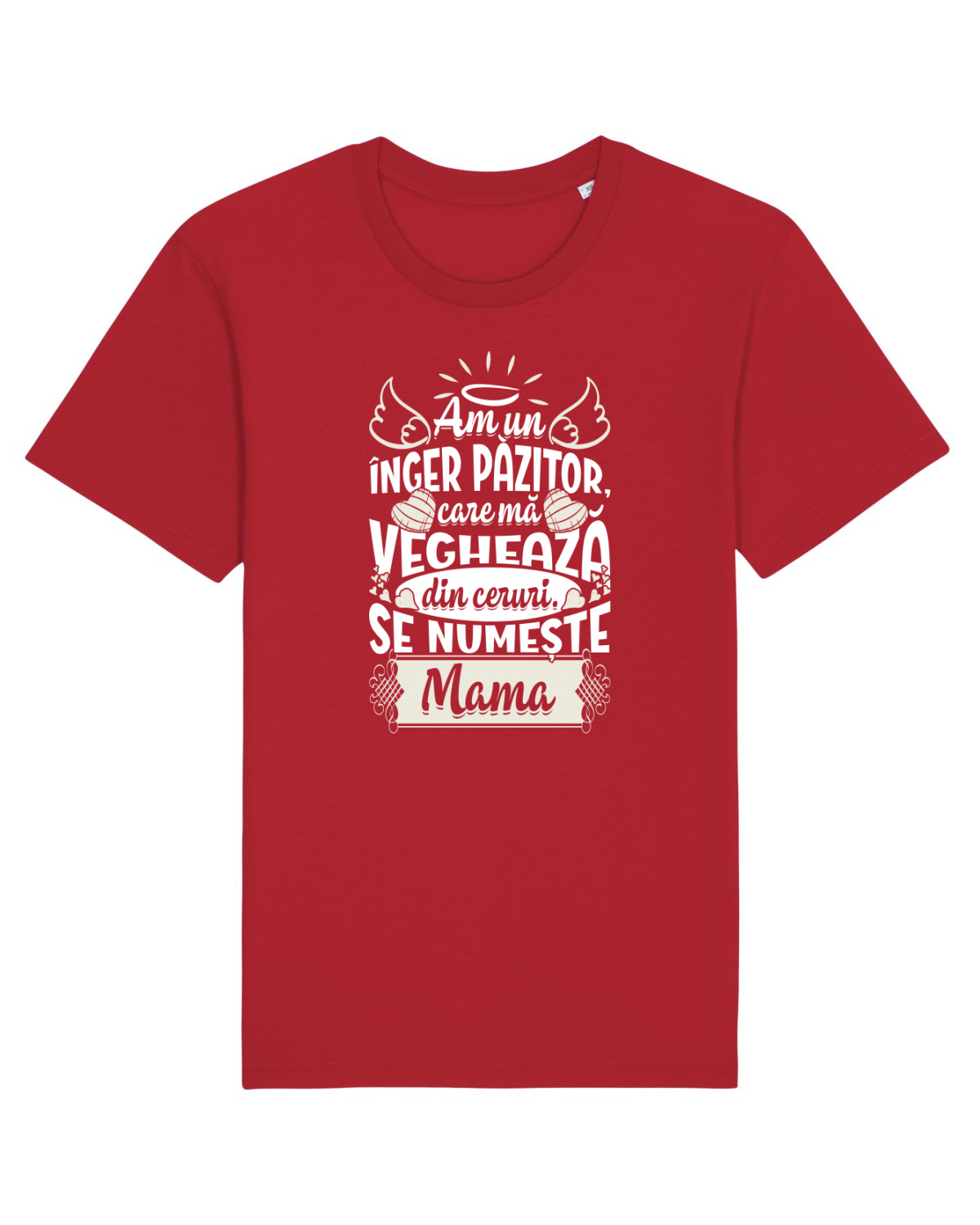 Tricou mânecă scurtă Unisex Rocker Red