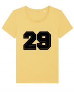 Jucator Numarul 29 Tricou mânecă scurtă guler larg fitted Damă Expresser