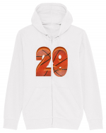 Jucator Basketball Numarul 29 Hanorac cu fermoar Unisex Connector