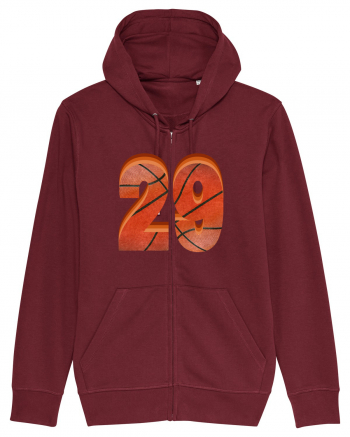 Jucator Basketball Numarul 29 Burgundy