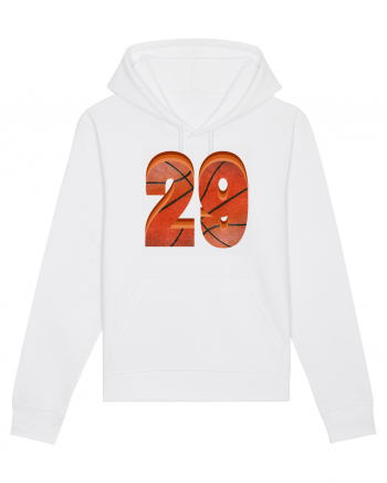 Jucator Basketball Numarul 29 White