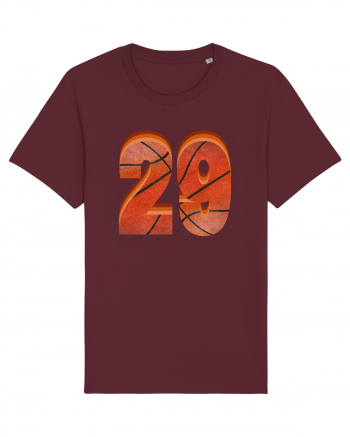 Jucator Basketball Numarul 29 Burgundy