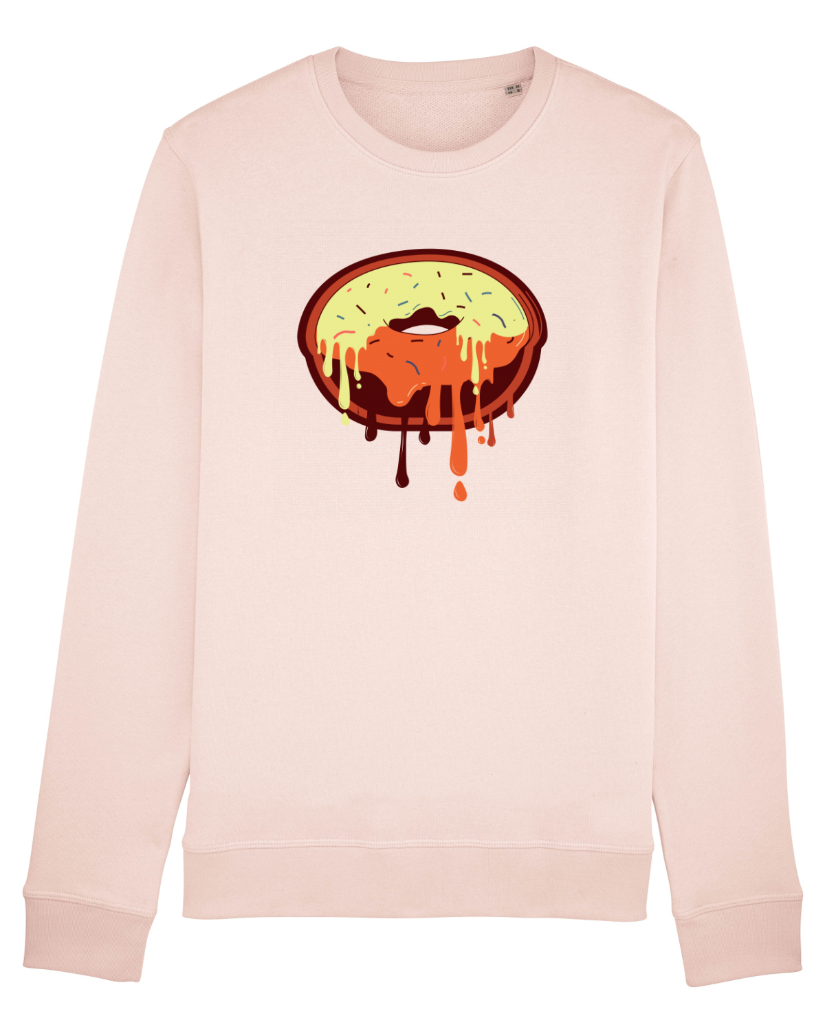 Bluză mânecă lungă Unisex Rise Candy Pink
