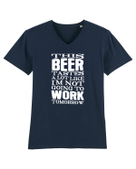 BEER Tricou mânecă scurtă guler V Bărbat Presenter