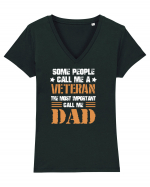 DAD Tricou mânecă scurtă guler V Damă Evoker