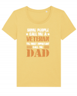 DAD Tricou mânecă scurtă guler larg fitted Damă Expresser