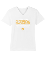ELECTRICAL ENGINEER Tricou mânecă scurtă guler V Bărbat Presenter