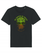 Rooted in Christ Tricou mânecă scurtă Unisex Rocker