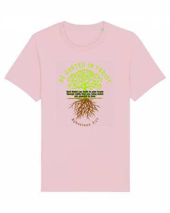 Rooted in Christ Cotton Pink
