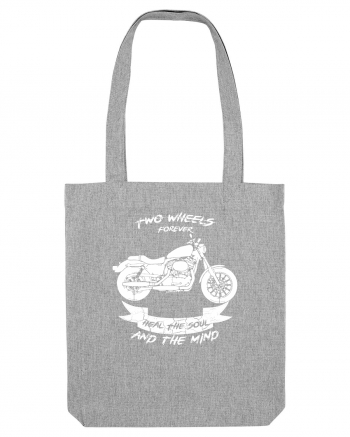 Two Wheels Forever Heather Grey