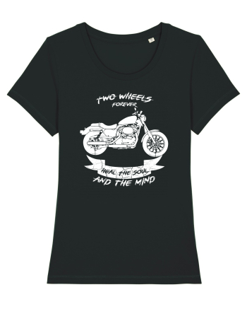Two Wheels Forever Black