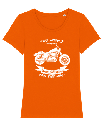 Two Wheels Forever Bright Orange