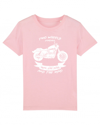 Two Wheels Forever Cotton Pink