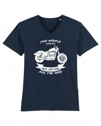 Two Wheels Forever French Navy