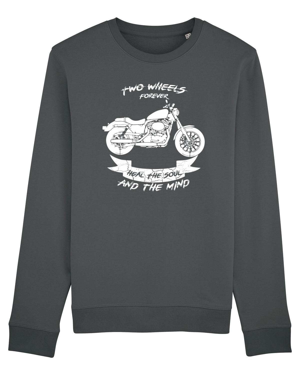 Bluză mânecă lungă Unisex Rise Anthracite